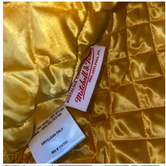 NWT Mitchell & Ness Boston celtics NBA Varsity Wool Hardwood Classics Jacket 3XL - Picture 11 of 16